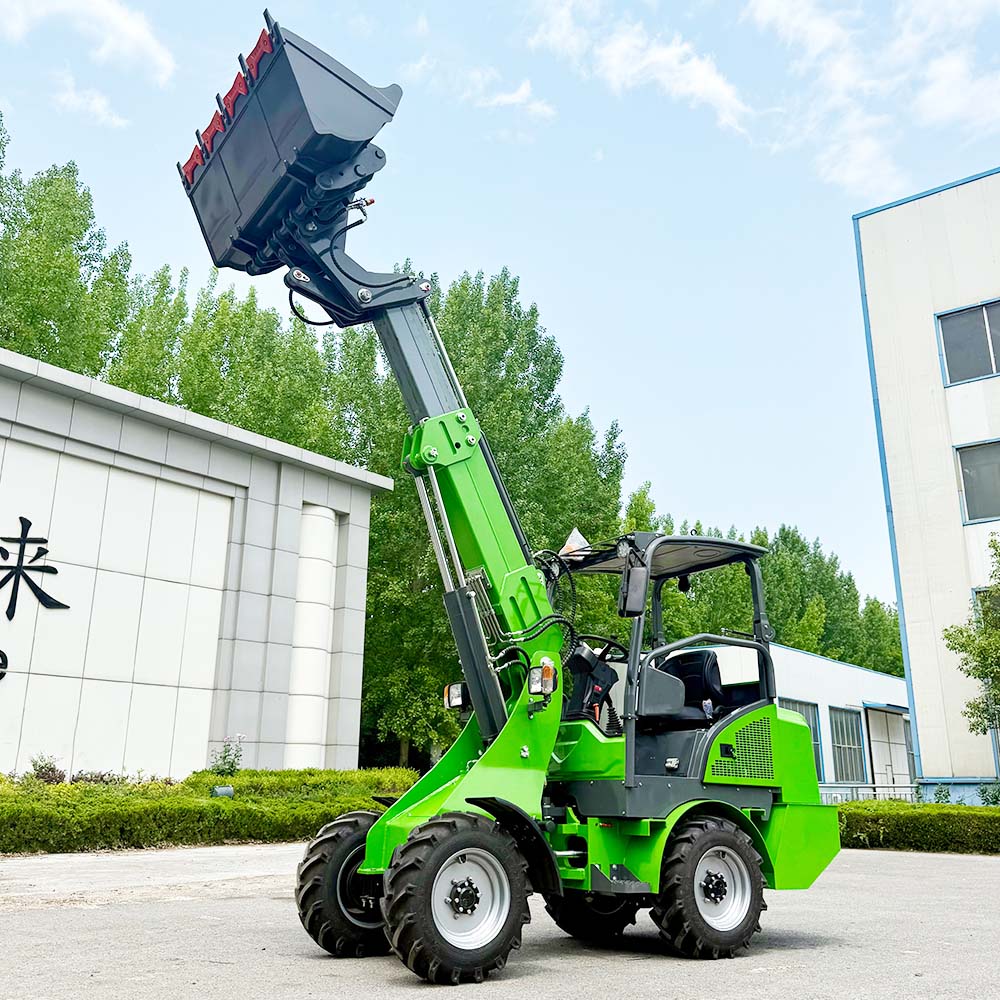 Elektrischer Frontlader für Gartentraktor