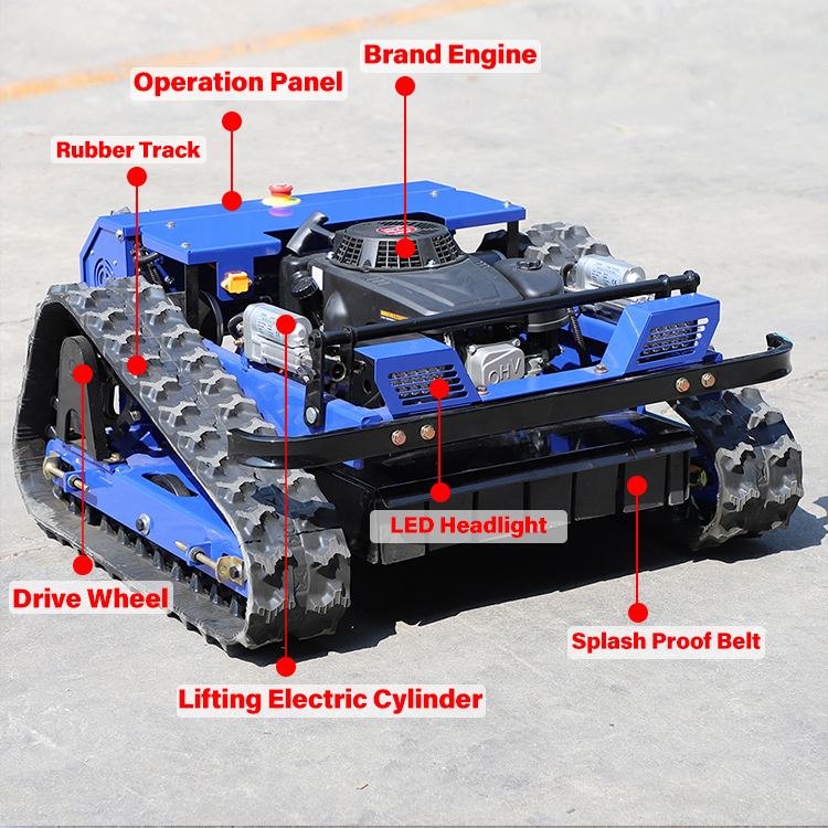 Ferngesteuerter Böschungsmäher Ferngesteuerter Böschungsmäher