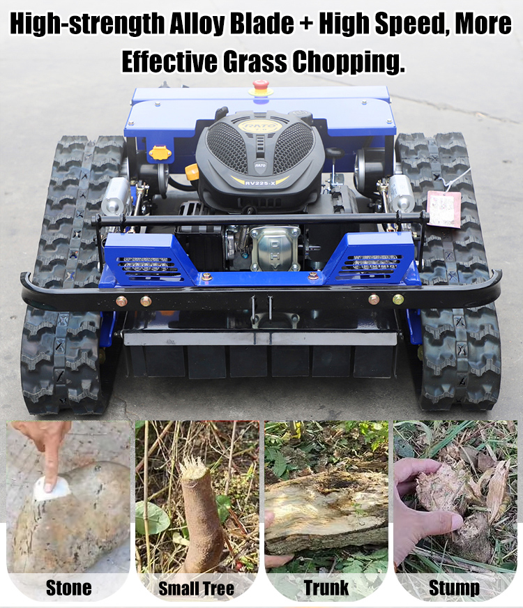 Ferngesteuerter Böschungsmäher Ferngesteuerter Böschungsmäher