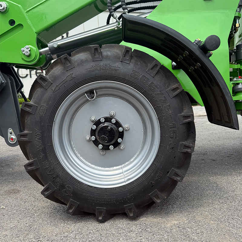 Elektrischer Frontlader für Gartentraktor