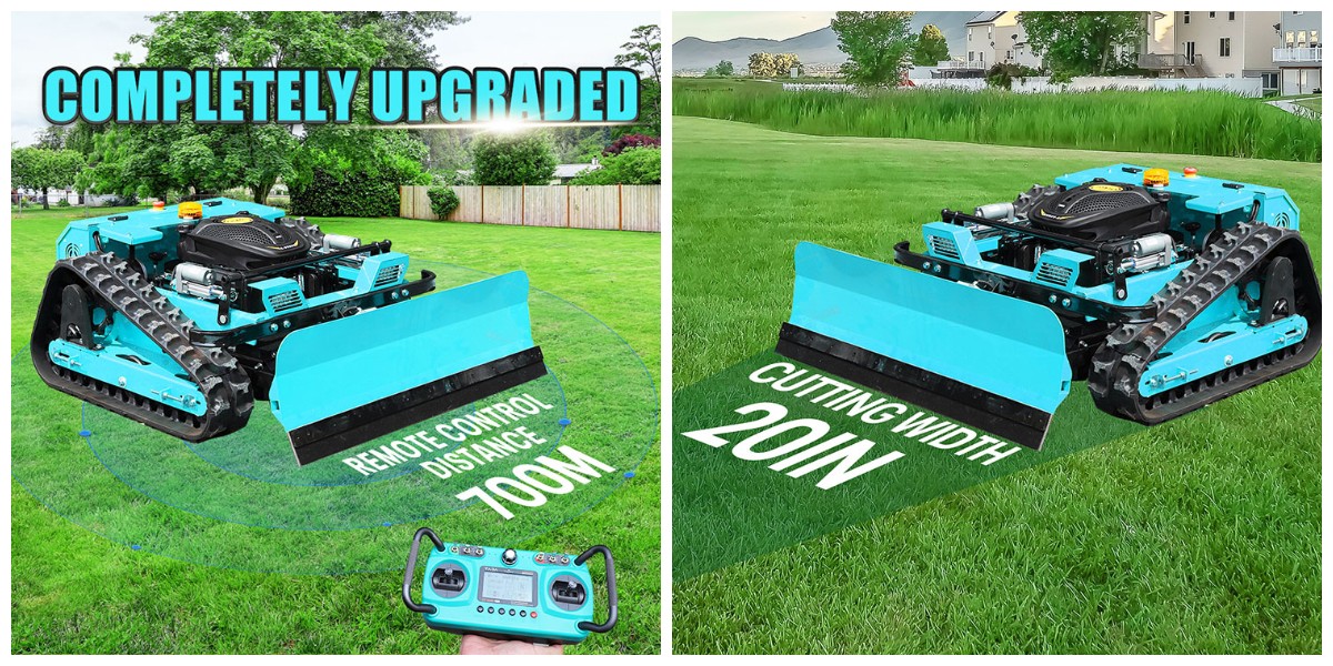 Freiraum für Benzin-Rasenmäher